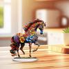 Creative Design Colorful Artistic Horse Home Desktop Decoration Ornament