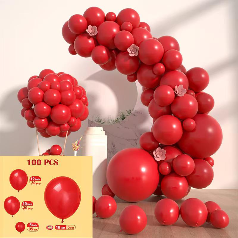 Conjunto de Balões Macarons Matte e Metálicos para Decorações de Festa de Aniversário Multicena