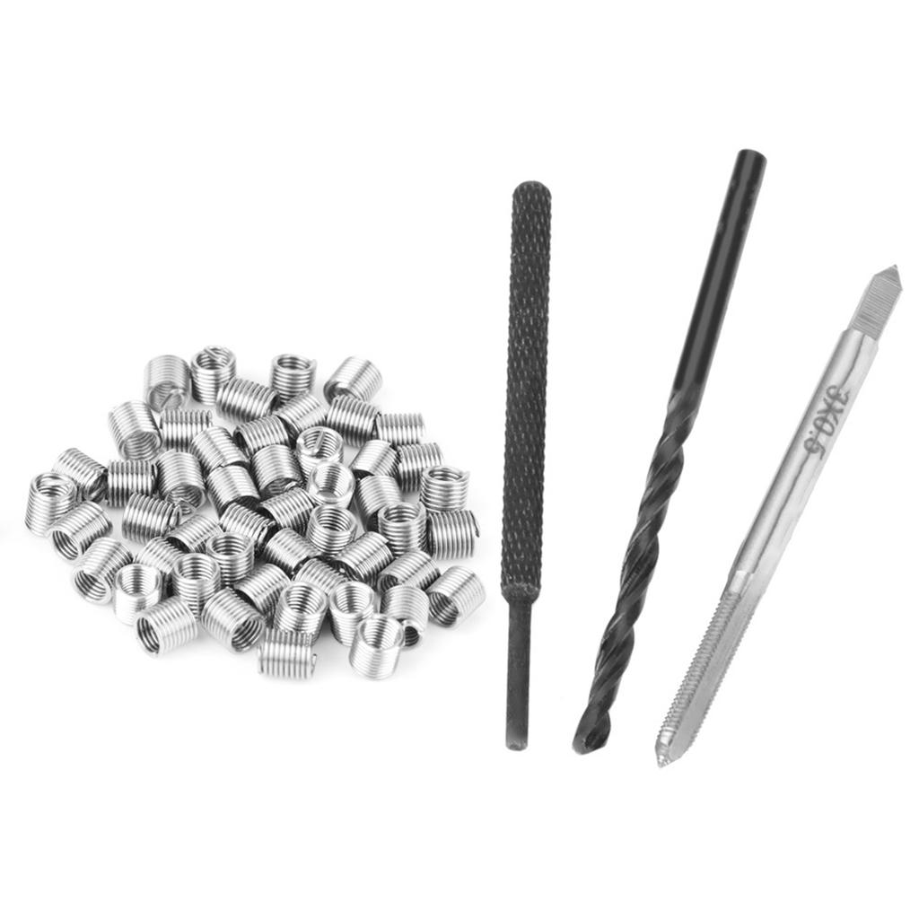 Helical Insert Thread Repair Insert Screw Thread Insert Stainless Steel Coiled Wire Helical Screw Thread Inserts M3 x 2D