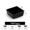 Imitation Porcelain Melamine Dipping and Snack Dish for Restaurants
