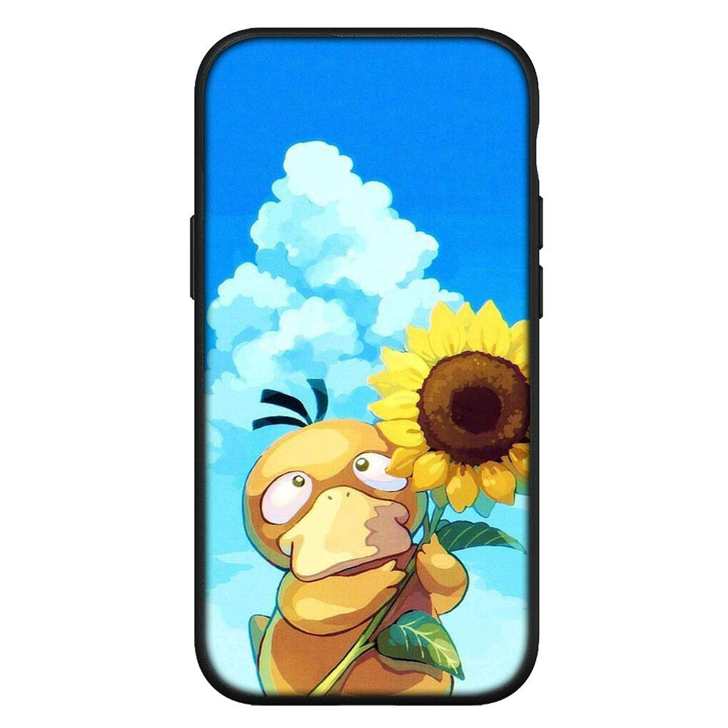 Cover for iPhone 17 16 15 Xiaomi Poco Redmi Note 14 13 12 11 Pro Max X 9 16e Samsung Galaxy S25 S24 S23 OPPO Huawei Psyduck Cute Casing Phone Case