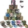 3pcs Camouflage Elastic Wrap Tape Hunt Disguise Elastoplast Self Adhesive Sports Protector Knee Finger Ankle Athletic Bandage