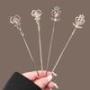 1Pc Hairpin Cute Magic Wand Fashion Hair Sticks Exquisite Headdress Alloy Hollow Heart