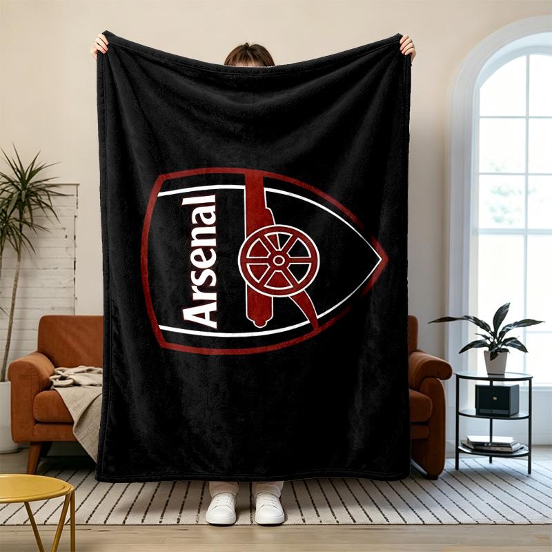 Arsenal Soft and comfortable flannel Suitable for sofas living rooms outdoor camping travel and also makes a great anniversary gift