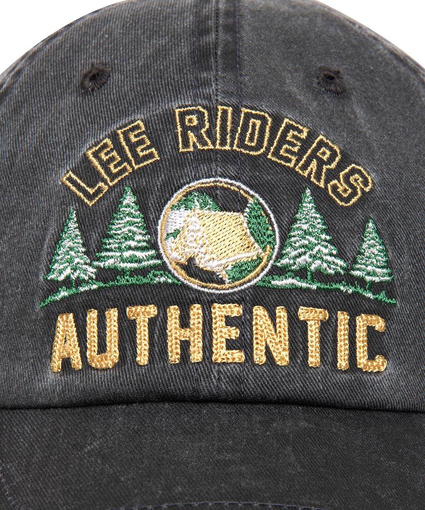 LEE Reriders Graphic Artwork Ball Cap Charcoal