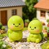 Mini Grüne Schildkröte Miniatur Harz Schildkrötenfigur Winzige Meeresbewohner Statue für Feengarten Mikrolandschaft Dekoration