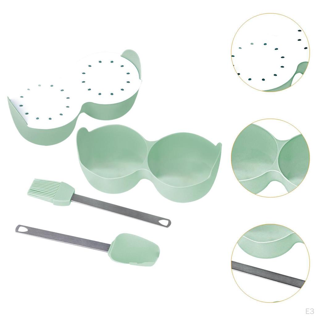 Egg Boiler Cookware Convenient for Making Soft or Hard Boiled Eggs Steam Rack