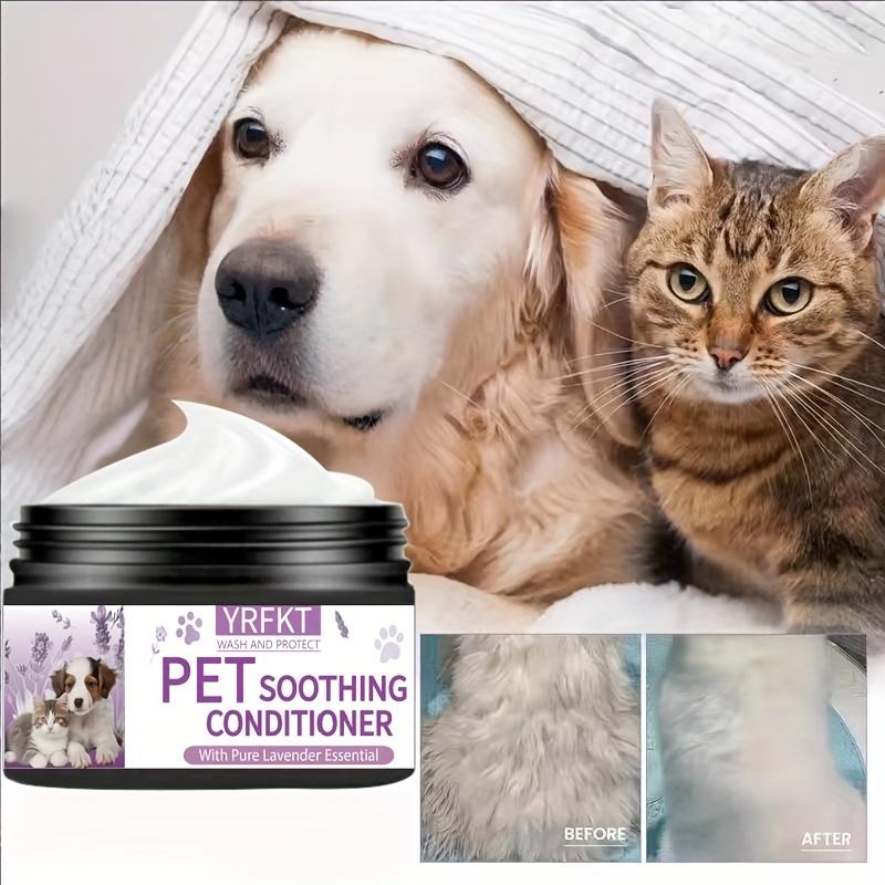

Pet Soothing Hair Conditioner Lavender Natural Cat and Dog Care Deodorizing Moisturizing Pet Products Sensitive Skin 5G