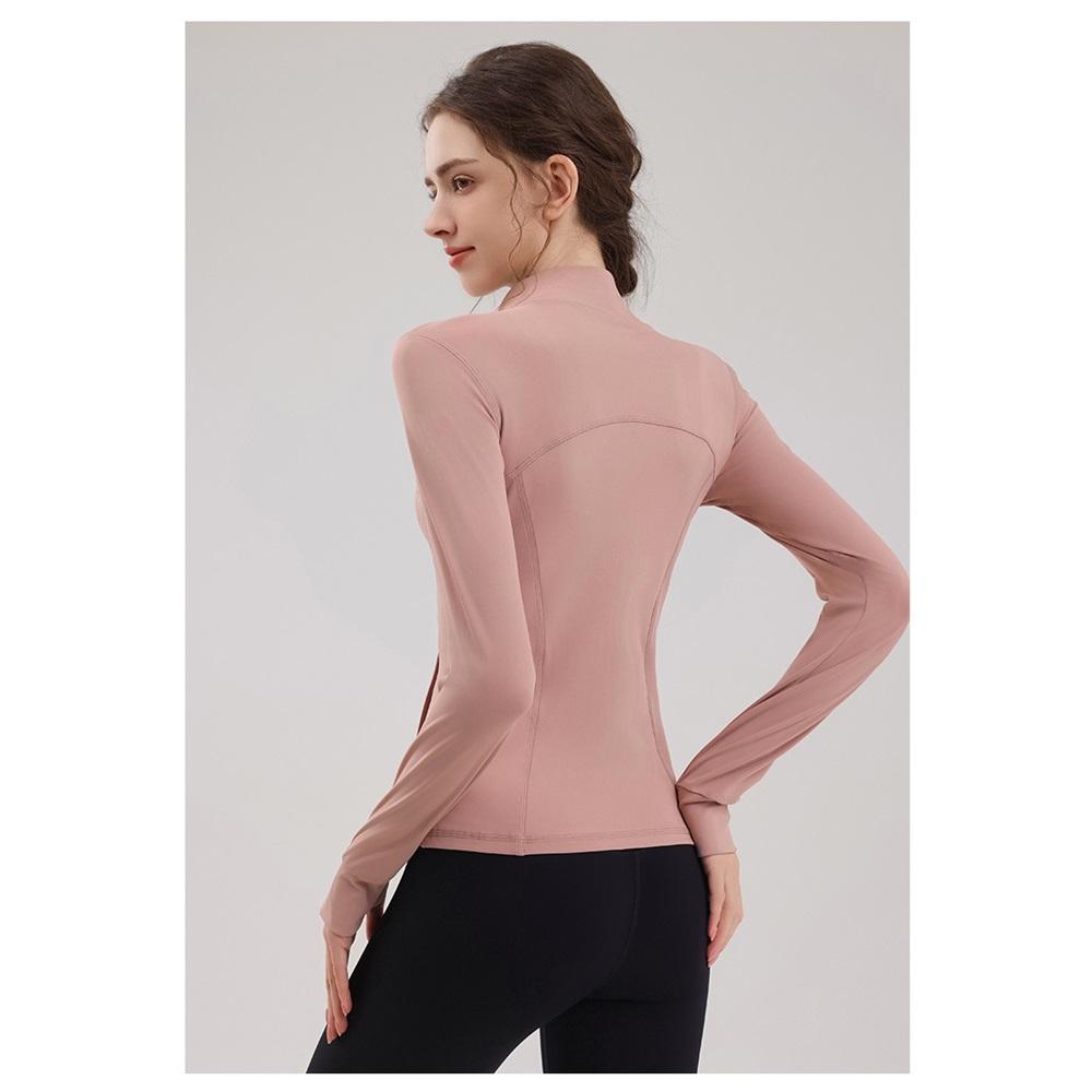The New Yoga Pilates Jacket Is Slimming And Form-fitting, With A Stand-up Collar  High-end And Versatile Running, Fitness And Cycling Suit 