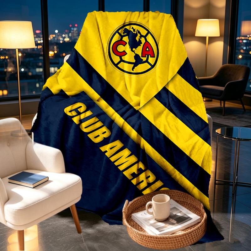 Club America Print Blanket - Soft & Comfortable, for Bedroom, Travel, Sofa, Home Decoration - Birthday Christmas Gift for Friend