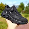 Rotating button Black Work Safety Shoes Anti-smash Anti puncture Work Sneakers Composite toe Protection Shoes Security Boots