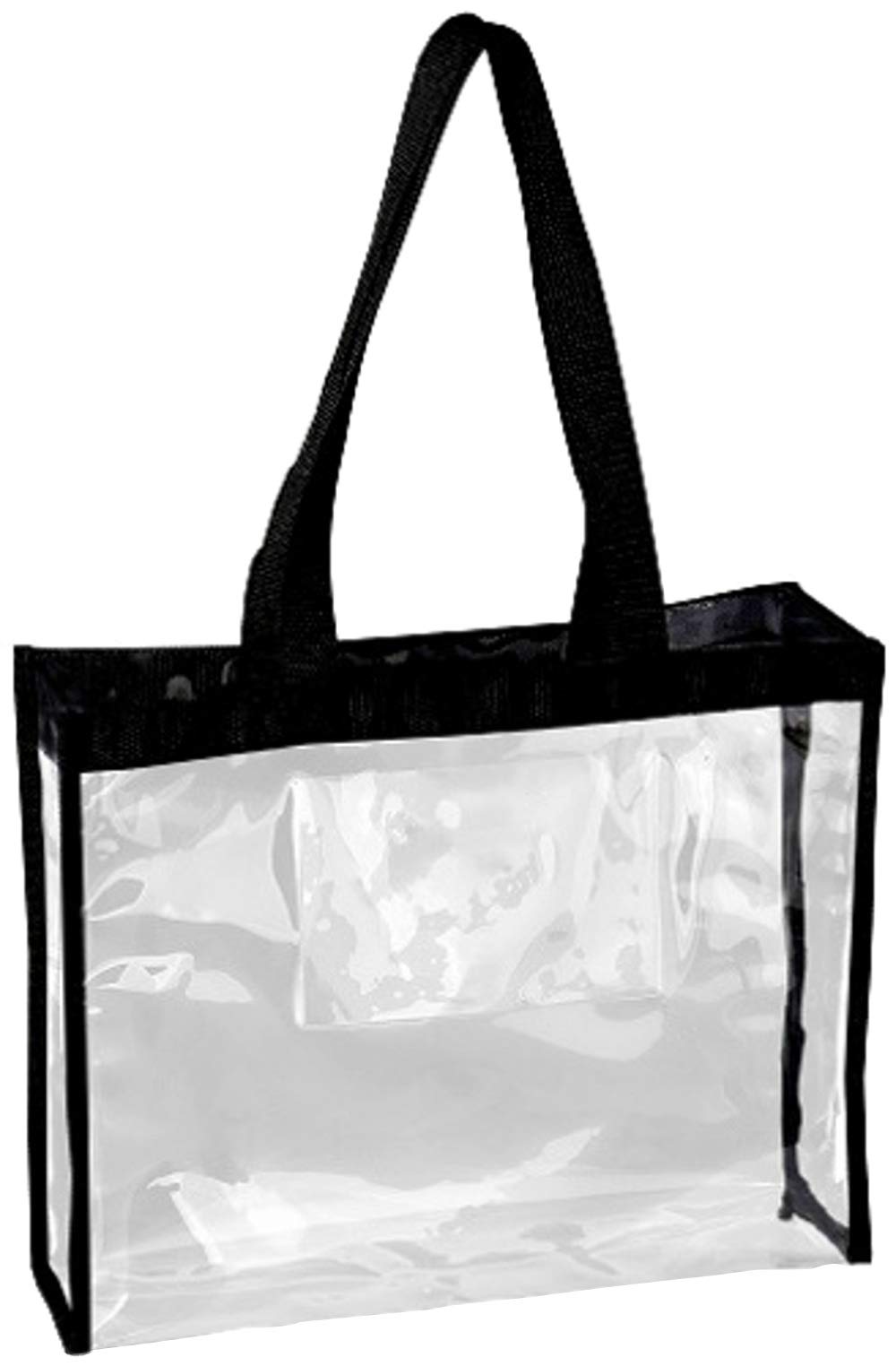 

Виниловая сумка-тоут, средняя, с черной окантовкой (35 см Ш x 28 см В x 10 см Г) CB-3528