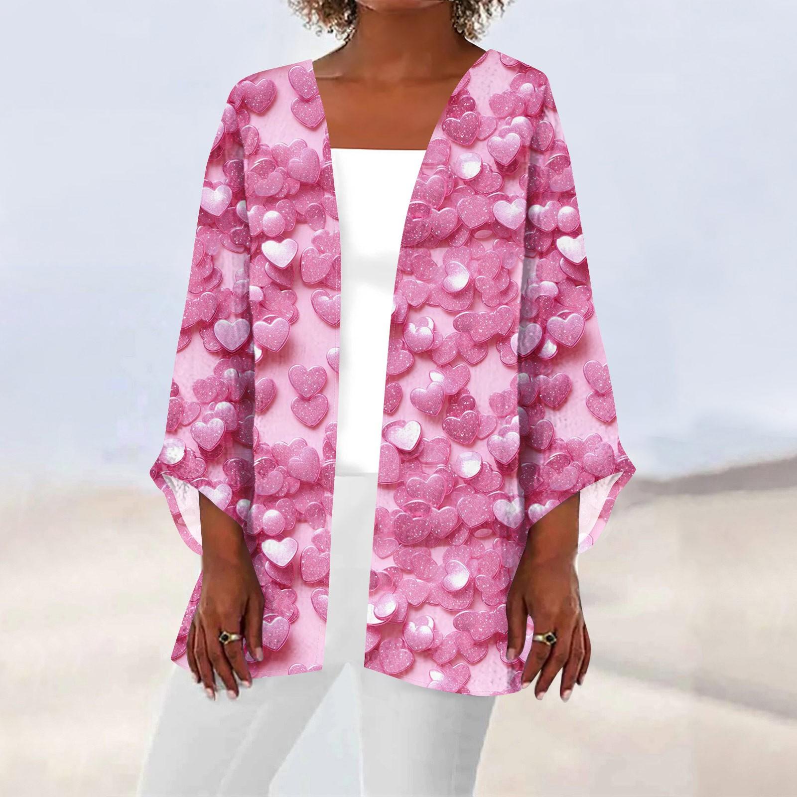 

Женская повседневная модная принтованная легкая куртка средней длины кардиган XXXXL