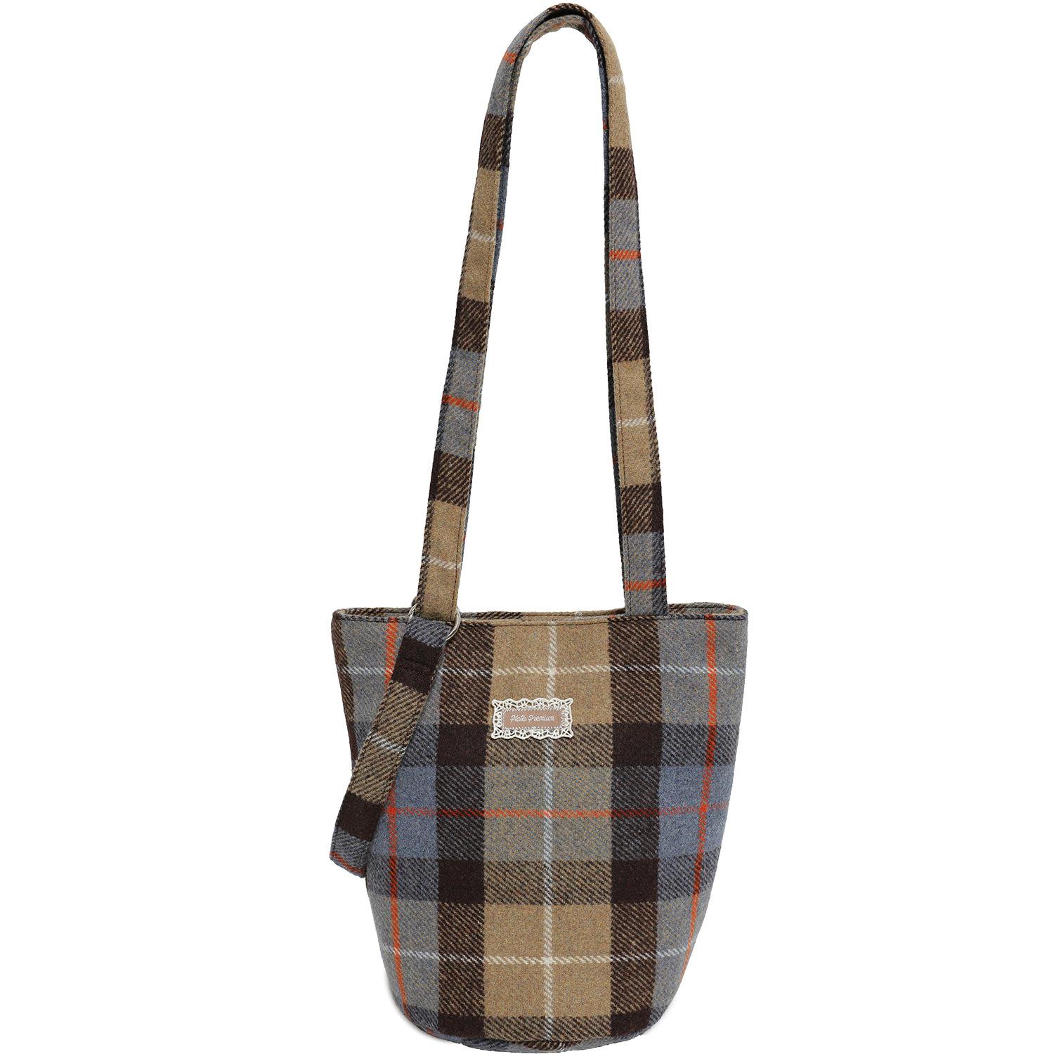 

Расслабленная сумка-тоут в непринужденном корейском стиле, сумка-ведро через плечо на одном плече хаки