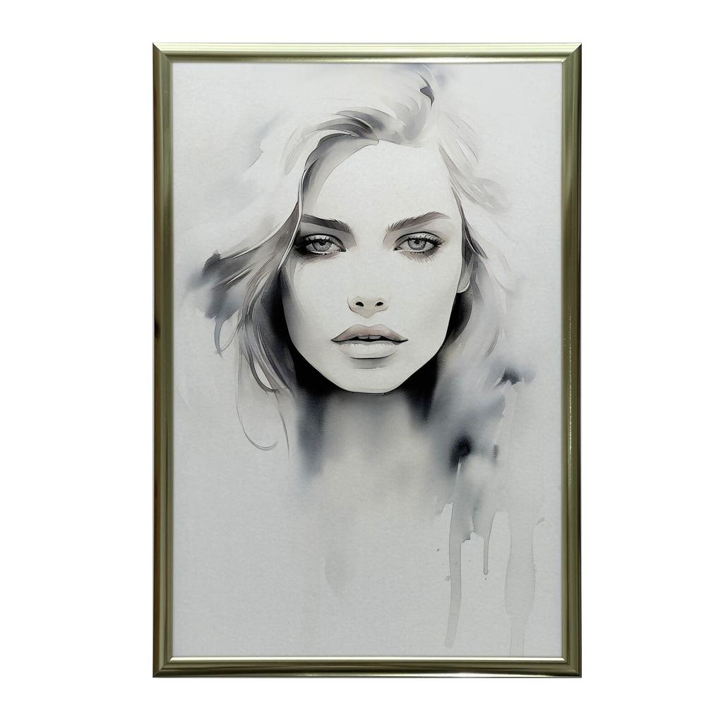 Schöne Frau Schöne Frau, 50X70 Cm, Ohne Rahmen, Mattes Papier 230 Gsm