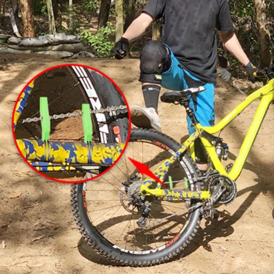 Protezione per catena per bici Accessorio resistente all'usura e impermeabile Protezione per catena per bici per bici