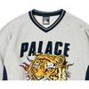 Palace Tora Tora Crew Grey Marl Unisex Tops P28CS061