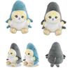 Soft Cat Shark Plushie Doll Kawaii Toy For Kids Pillow Decor Room