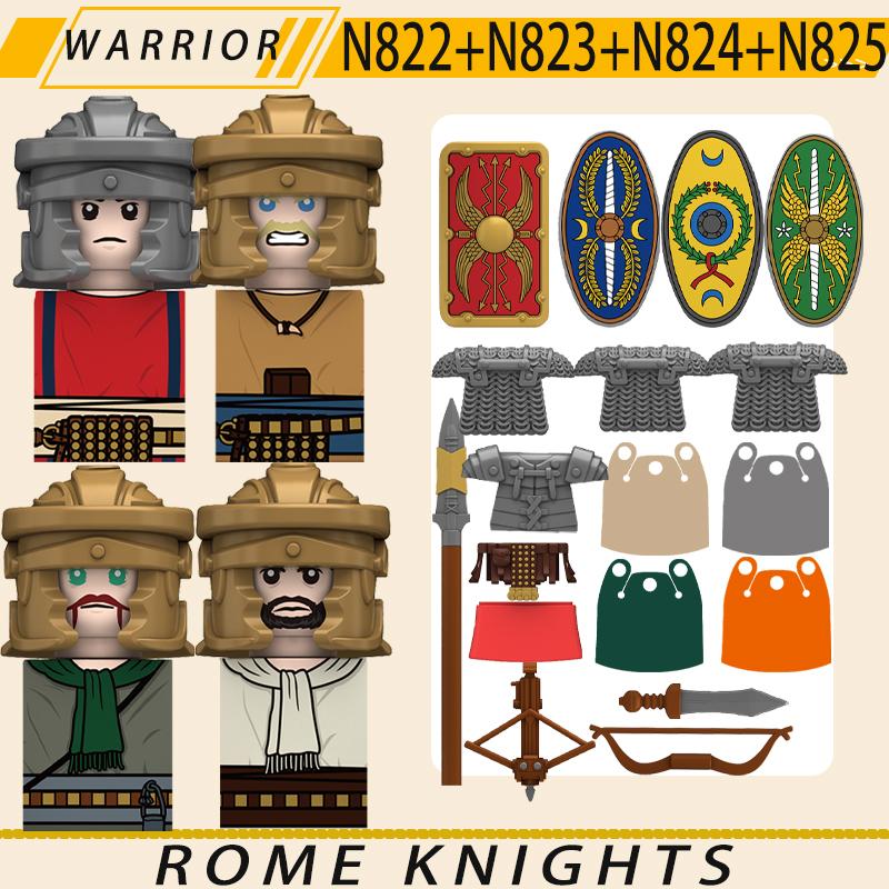 

MOC Средневековый Военный Рим Рыцари Серия Строительные Блоки Замок Солдаты Фигурки Аксессуары Щит Кирпичики Рождественские Игрушки Подарки аэро