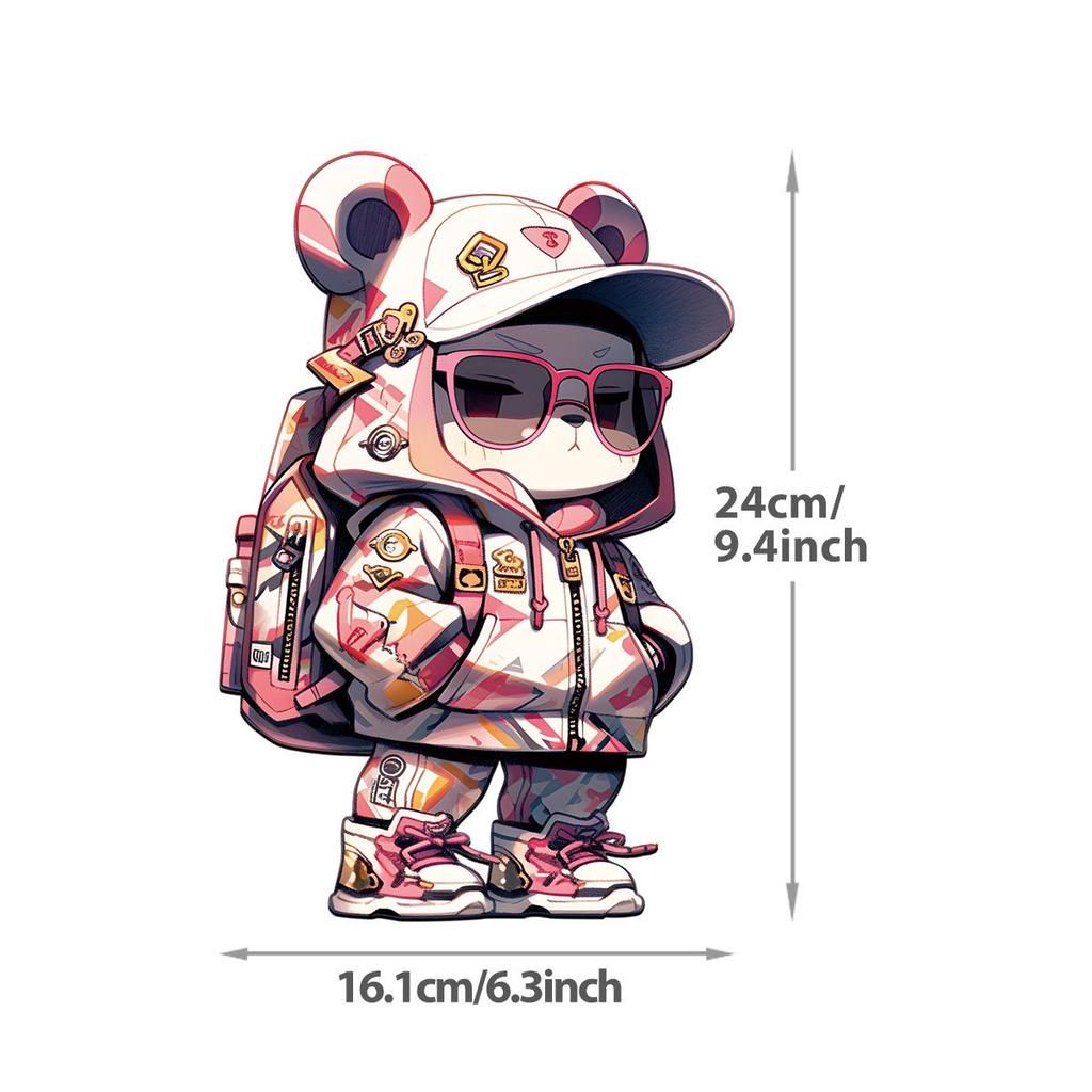 Animal Human Heat Transfer Stickers Print For T-Shirt Hoodies Jeans Clothes Stickers Diy Iron On Transfer Thermal Decals