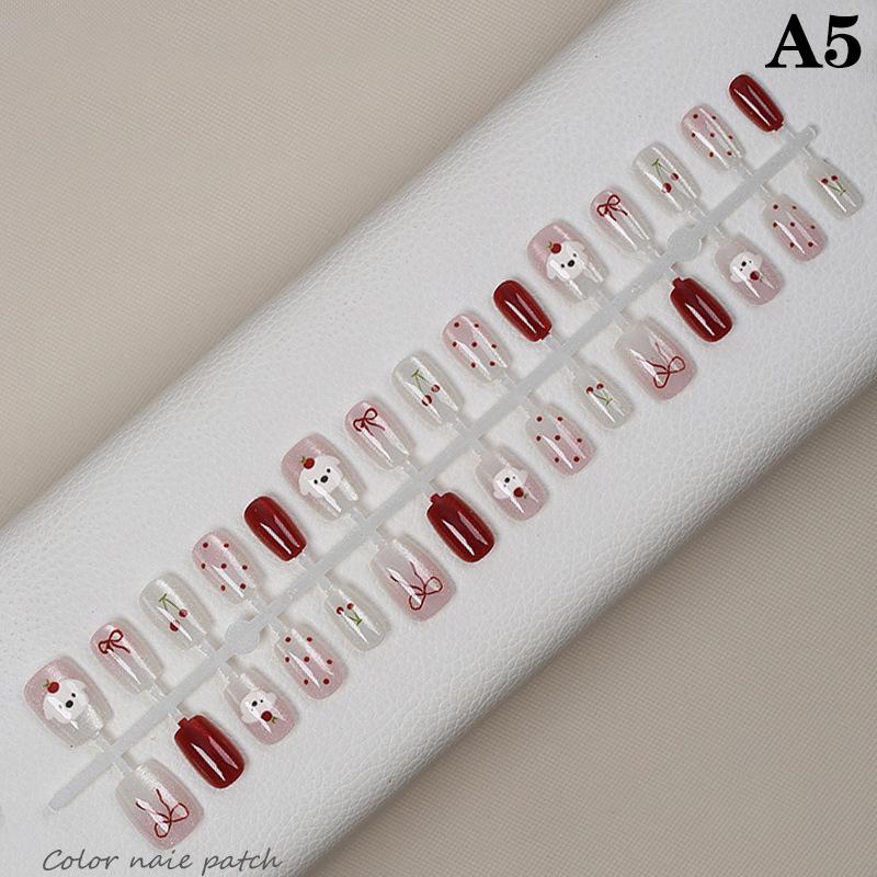 

30Pcs Long False Nails Wearable Fake Nails Full Cover Detachable Press On Nails Diy Girls Nail Tips