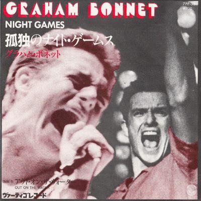 7inch Record GRAHAM BONNET - Night Games / Out On The Water 7PP33 Vertigo 1981 Japan Rock