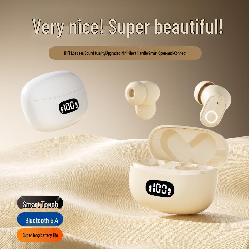 PDDdy Wireless Noise Cancelling Bluetooth Earphones - Mini, Stylish, Long Battery, Sports-Ready