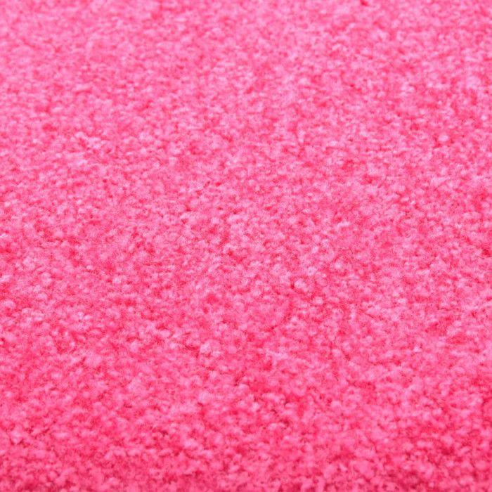 VidaXL Washable Doormat Pink 60x90 Cm