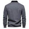 TrendHub New Autumn Fashion Design Polo Neck Sweatshirts for Men Casual and Social Wear Quality Cotton Mens Sweatshirts