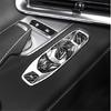 Set Real Carbon Fiber Center Gear Shift Button Cover Sticker For Corvette C8 20+