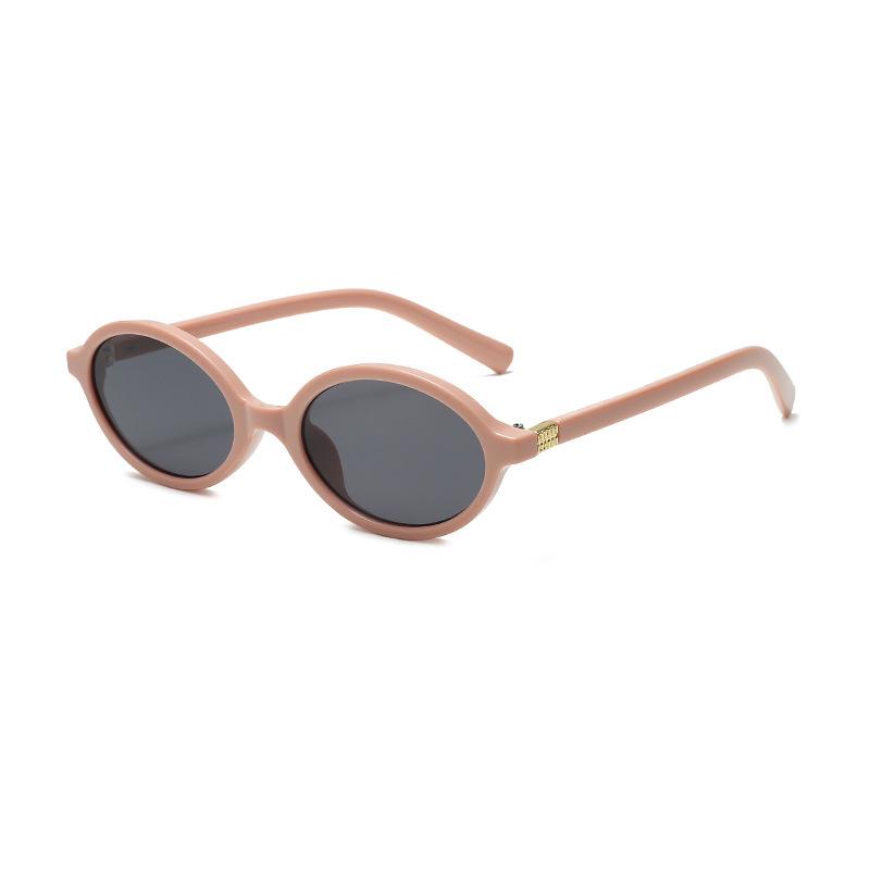 2024 Xiaohongshu Retro Oval Nerd Glasses with Anti-Blue Light in a Simple, High-End Style