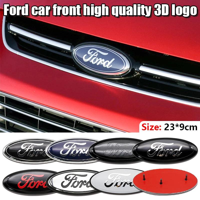 22.5X9cm Car Front Grille Emblem Sticker Rear Trunk Decal Replacement Accessories For Ford F150 F250 Edge Escape Transit Fusion HNQJR1