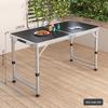 Portable Aluminum Folding Table - Multifunctional Dining, Study, or Outdoor Use