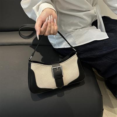 French Niche Simple Bag 2025 New Female Popular Versatile Shoulder Crossbody Fashion Underarm Trend Small Square Bag
