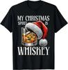 My Christmas Spirit Is Whiskey Funny Christmas Drinking T-Shirt