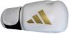 Adidas Combat Sports Boxing Speed 10oz Gloves, 50, ADISBG50, White/Gold,