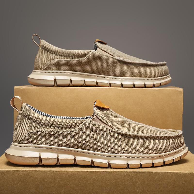 

Старая Северная Тканевая Обувь Дышащая Мужская Обувь Сонная Ленивая Обувь Мужская Повседневная Обувь для Скейтборда Большого Размера 47 хаки