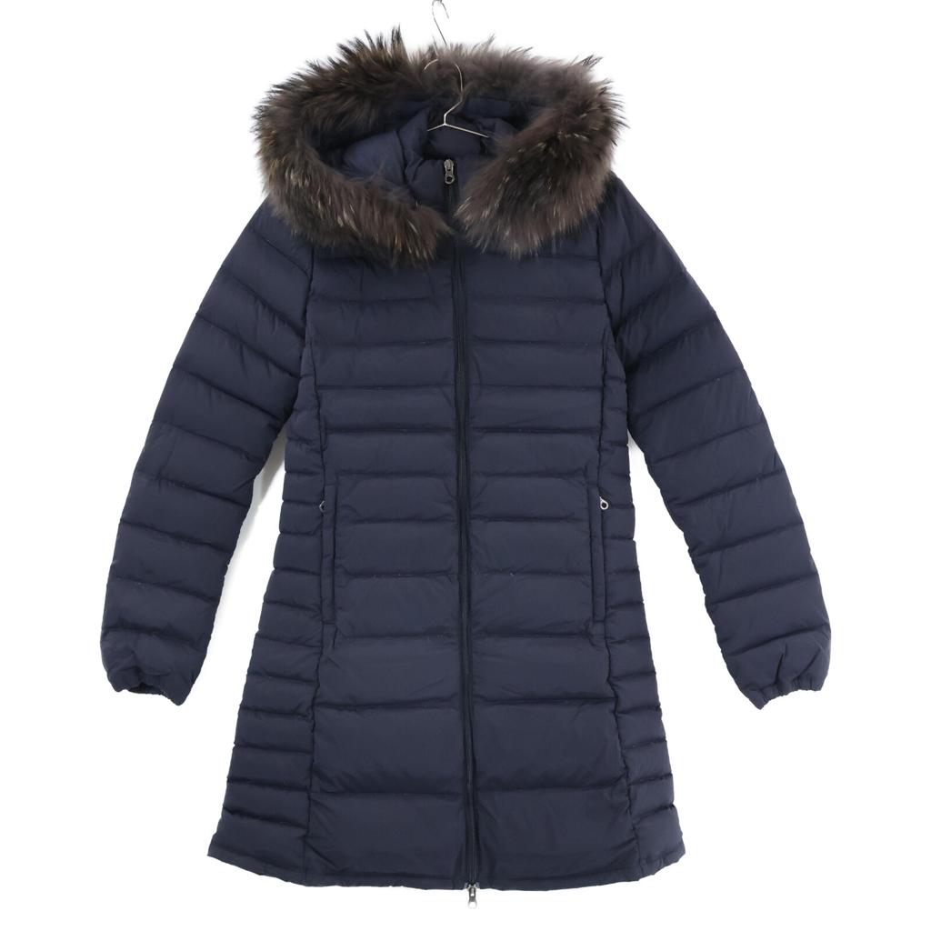 DUVETICA OCIROETRE Hooded down jacket coat 42 NavyUsed
