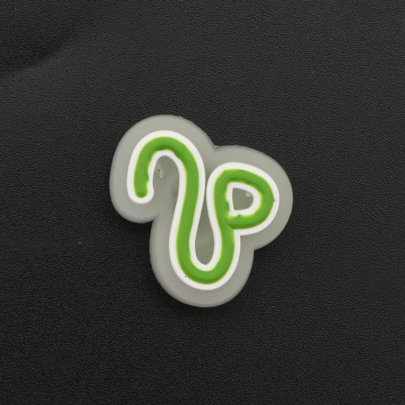 New Glow In The Dark Shoes Charm Pins for Luminous Shoe Charms Set for Clog Sandals Shoe Decoration DIY for Men Women Kids 1PCS