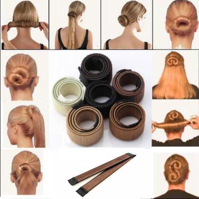 MAGIC HAIR BUN TWIST BUN MAKER TOOL STYLER FOAM HAIR BUN FORMER BUN FRENCH TWIST