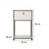 Nordic Nightstands Bedroom Bedside Table Stainless Steel Storage Cabinet with Lock Multifunctional Home Storage Furniture