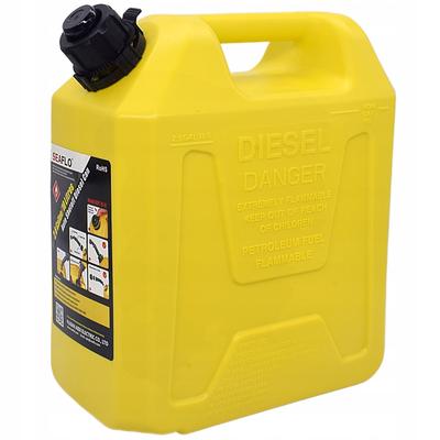 Bidon à carburant huile diesel 10l avec valve automatique entonnoir homologué onpb