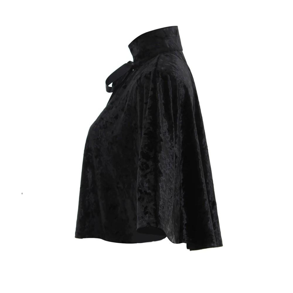 Victorian Cosplay Velvet Cape Vintage Steampunk Shawl New Women's Shawl Coat Halloween Party