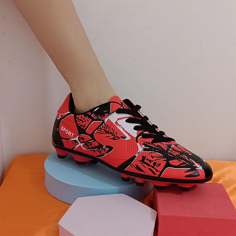 

Футбольные бутсы с длинными шипами для детей, подростков и взрослых (Размеры 31-45) - Плоская подошва, шипы для газона 42