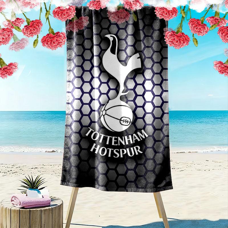 Spurs logo Print Beach Towel, Large Soft Quick Dry Towel for Beach Camping Swimming