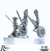 Rokit Studios Grumman Tomcat Landing Gear Wheel Set for Takeoff Position Plastic Model Kit Parts RKS480502T 1/48 F-14A/B/D & Weight-Deforming (for