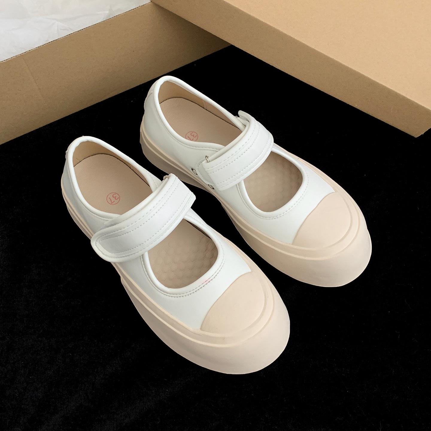 

Черные ретро с юбкой французские туфли на платформе с мелким вырезом женские летние 2025 новые универсальные для увеличения роста туфли Мэри Джейн 40 белый