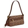 Coach Etta 25 Classic Monogram Fabric Shoulder Bag Medium Women Shoulder Bag Light-Khaki Vintage-Brown CCV65-IMYN0