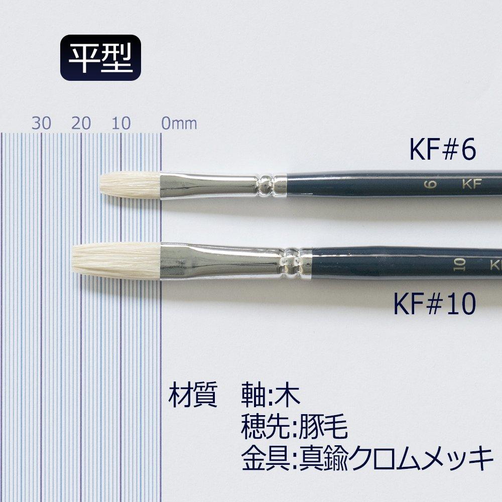 Sakura Crepas Art Pig Rund Holz 10 Stück Pinsel, Haar, Typ, Nein. 4, Schaft, KR#4(10),