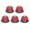 Wire Cup Strong Arm Cup Brush for Disc Pack of Steel Wire Rust Grinder Inches In Diameter Brush, Grinder, 5, Wheel, Removal, Accessory, M10, Approx.